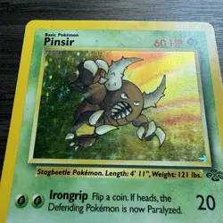 Pokemon TCG Pinsir Jungle 9/64 Holo Unlimited Holo Rare - Image 2