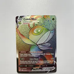 Pokemon Celebi VMAX 199/198 Chilling Reign Secret Rare Full Art Holo 310 HP - Image 1