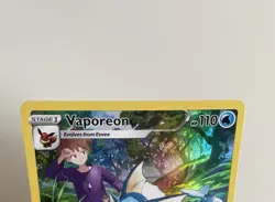 Vaporeon TG02/TG30 Pokemon TCG Brilliant Stars Trainer Gallery Holo LP - Image 3