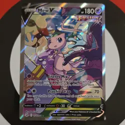 Pokemon Mew V Full Art Ultra Rare 251/264 Swsh08: Fusion Strike Holo - Image 1