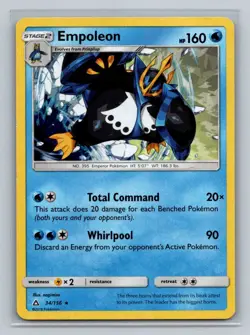Pokemon Deck Exclusives #034/156 Empoleon Cracked Ice Holo Rare - Image 1