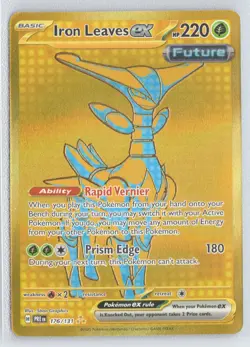 Iron Leaves ex 176/131 Hyper Rare Prismatic Evolutions Pokemon Near Mint - Image 1
