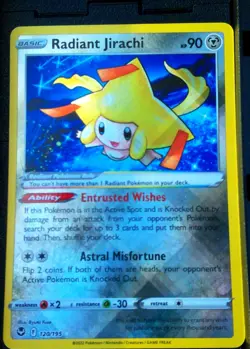Radiant Jirachi (Silver Tempest) #120/195 Pokemon TCG NM - Image 1