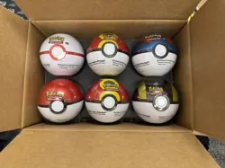 Pokemon TCG: 2026 Poke Ball Costco 6 Tin Case 18 Booster Packs - Factory Sealed - Image 1