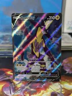 Toxtricity V Full Art 182/192 Ultra Rare Rebel Clash Pokemon TCG Near Mint - Image 1