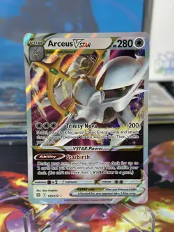 Pokemon TCG Brilliant Stars Arceus VSTAR Ultra Rare Holo 123/172 NM/M - Image 1