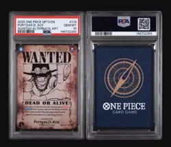 Portgas.D.Ace (119) (Wanted Poster) OP13-119 Carrying On His Will Foil - PSA 10 - Image 1