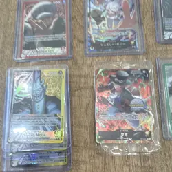 One Piece TCG Leader Card Lot 17 Cards Alt Art Promo Mihawk Law Bonney OPTCG - Image 1