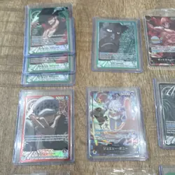 One Piece TCG Leader Card Lot 17 Cards Alt Art Promo Mihawk Law Bonney OPTCG - Image 4