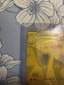 Mega Charizard X ex Gold 130/094 – Phantasmal Flames Pokemon TCG | Ultra Rare 13 - Image 2