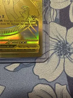 Mega Charizard X ex Gold 130/094 – Phantasmal Flames Pokemon TCG | Ultra Rare 13 - Image 5