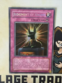 Judgement Of Anubis - DCR-105 - 1st Edition Secret Rare - Yugioh LP - Image 2