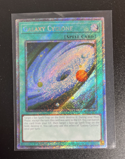 Yugioh Galaxy Cyclone RA04-EN250 1st Edition Platinum Secret Rare NM - Image 1