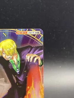 Sanji One Piece Japanese Berry Match Double Foil SR BANDAI C565-W SR 13 - Image 3