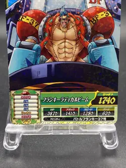 Franky TW1-17 One Piece Treasure World Holo Rare Japanese TCG - Image 3