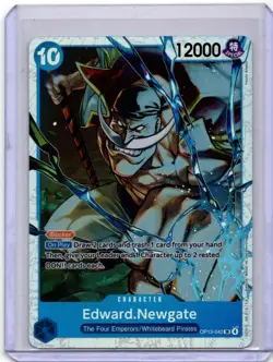 One Piece TCG Edward.Newgate OP13-042 Super Rare Carrying On His Will NM - Image 1