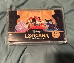 Disney Lorcana The First Chapter Sealed First Print Booster Box CM1 NEW Encased - Image 1