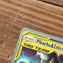 Pokemon Pikachu & Zekrom GX TAG TEAM Card 33/181 World Championship 2019 - Image 2