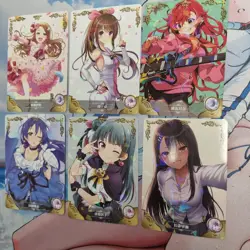 6 Cards - Goddess Story TCG NS-1M14 - Waifu Anime Girls - Image 1