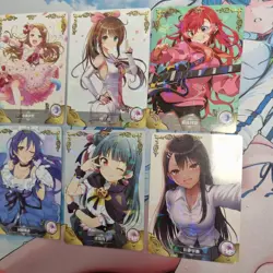 6 Cards - Goddess Story TCG NS-1M14 - Waifu Anime Girls - Image 2