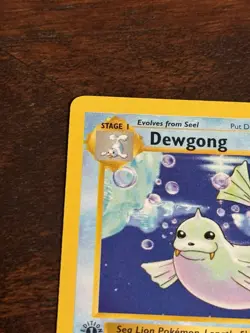 Dewgong 25/102 1st Edition- Shadowless-Base Set- Pokemon Card- 1999- WOTC - Image 2