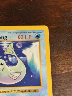 Dewgong 25/102 1st Edition- Shadowless-Base Set- Pokemon Card- 1999- WOTC - Image 3