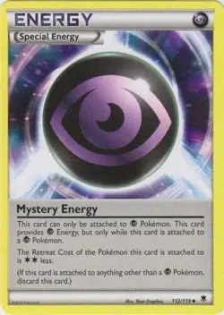 Mystery Energy 112/119 - UnCommon Pokemon XY Phantom Forces Card - Image 1