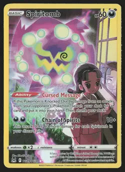 SWSH11: Lost Origin Trainer Gallery Spiritomb #TG09/TG30 Ultra Rare Pokemon Card - Image 1
