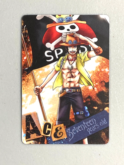 Portgas D Ace - One Piece Caramel Popcorn Card 020 - Memorial Log 3 - Image 1