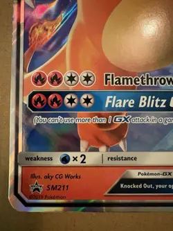 Charizard GX - (SM Black Star Promo) SM211 Jumbo Cards Holo - Image 5