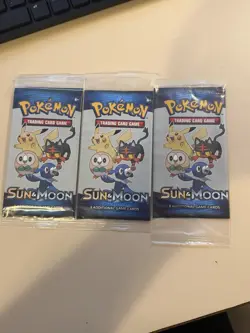 3x Pokemon Sun & Moon 3 Card Pack General Mills Cereal Promo 2017 PBMC17 sealed - Image 1