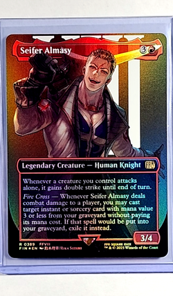 2025 MTG Magic The Gathering FIN Final Fantasy Borderless Foil 389 Seifer Almasy - Image 1