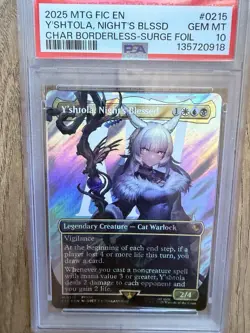 PSA 10 Y'shtola Night's Blessed Surge-Foil Borderless. FINAL FANTASY MAGIC MTG - Image 1
