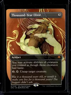 Thousand-Year Elixir (Borderless) - 148 - SPG - NM - MTG Magic the Gathering - Image 1