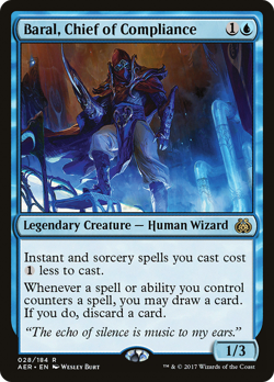 Baral, Chief of Compliance #28 (MP) Aether Revolt AER Magic MTG - Image 1