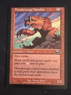 1x Thunderscape Familiar (76) Planeshift LP MTG Magic the Gathering x1 MKE - Image 1