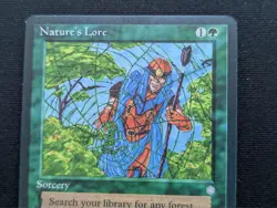 Nature's Lore - Ice Age - NM - MTG - Magic the Gathering - Green - Sorcery - Image 4