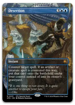 Desertion (Borderless) #31 (NM) Special Guests SPG Magic MTG - Image 1