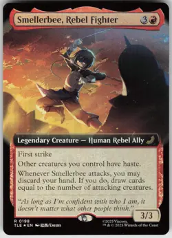 MTG Smellerbee Rebel Fighter Extended Foil NM Avatar Last Airbender Magic 198 - Image 1