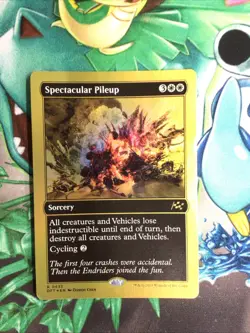 Spectacular Pileup 0433 First Place Foil Aetherdrift DFT MTG NM - Image 1