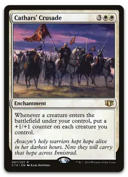 Cathars' Crusade #67 (LP) Commander 2014 C14 Magic MTG - Image 1