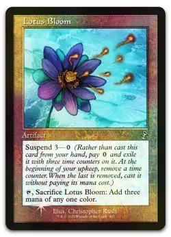 Lotus Bloom #411 (Foil) (LP) Launch Party & Release Event Promos LARP Magic MTG - Image 1