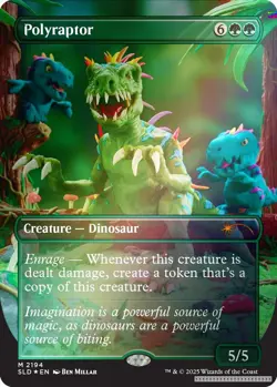 Polyraptor (Rainbow Foil) [SLD - 2194] - NM [Foil] TCG MTG - Image 1