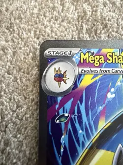 Pokemon Mega Sharpedo EX Phantasmal Flames 127/094 Illustration Rare Holo EN - Image 2