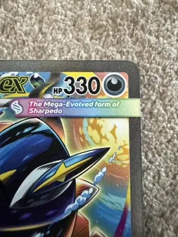 Pokemon Mega Sharpedo EX Phantasmal Flames 127/094 Illustration Rare Holo EN - Image 3