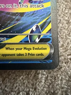 Pokemon Mega Sharpedo EX Phantasmal Flames 127/094 Illustration Rare Holo EN - Image 4