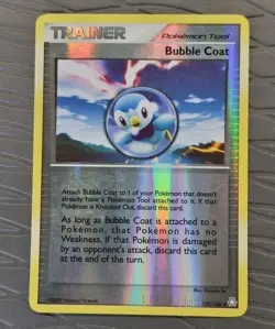REVERSE HOLO Bubble Coat 129/146 (Piplup) LP - Legends Awakened Pokemon Card - Image 1