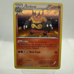 Pokemon TCG Emboar Black White 20/114 Holo Holo Rare - Image 1
