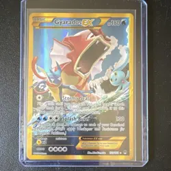 Pokemon TCG Gyarados EX 123/122 Breakpoint Secret Rare Holo Basic 180HP English - Image 1