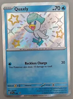 Shiny Quaxly Quaxwell Quaquaval ex SV:Black Star Promo Lot Pokemon - NM - Image 2